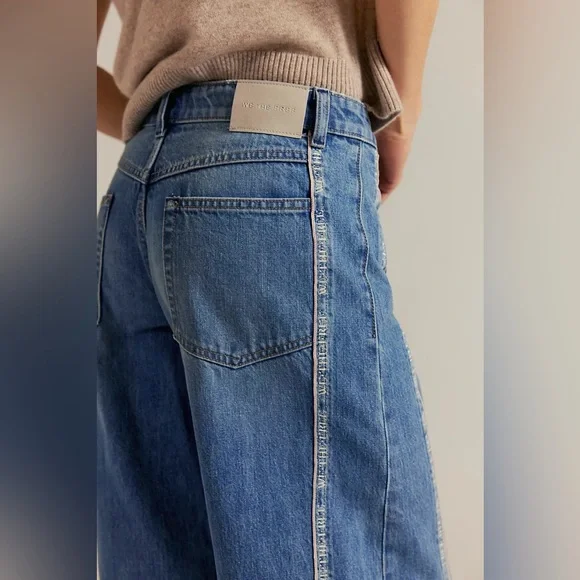 We The Free On The Edge Selvedge Jeans | 100% Cotton | Size 27 - Picture 3 of 9